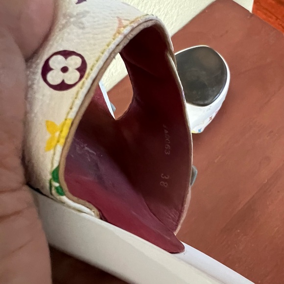 Louis Vuitton Multicolor Monogram Heels - Picture 3 of 6